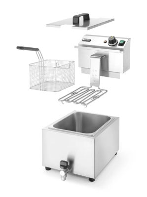 Friteuse Profi Line avec robinet de vidange – 8 l